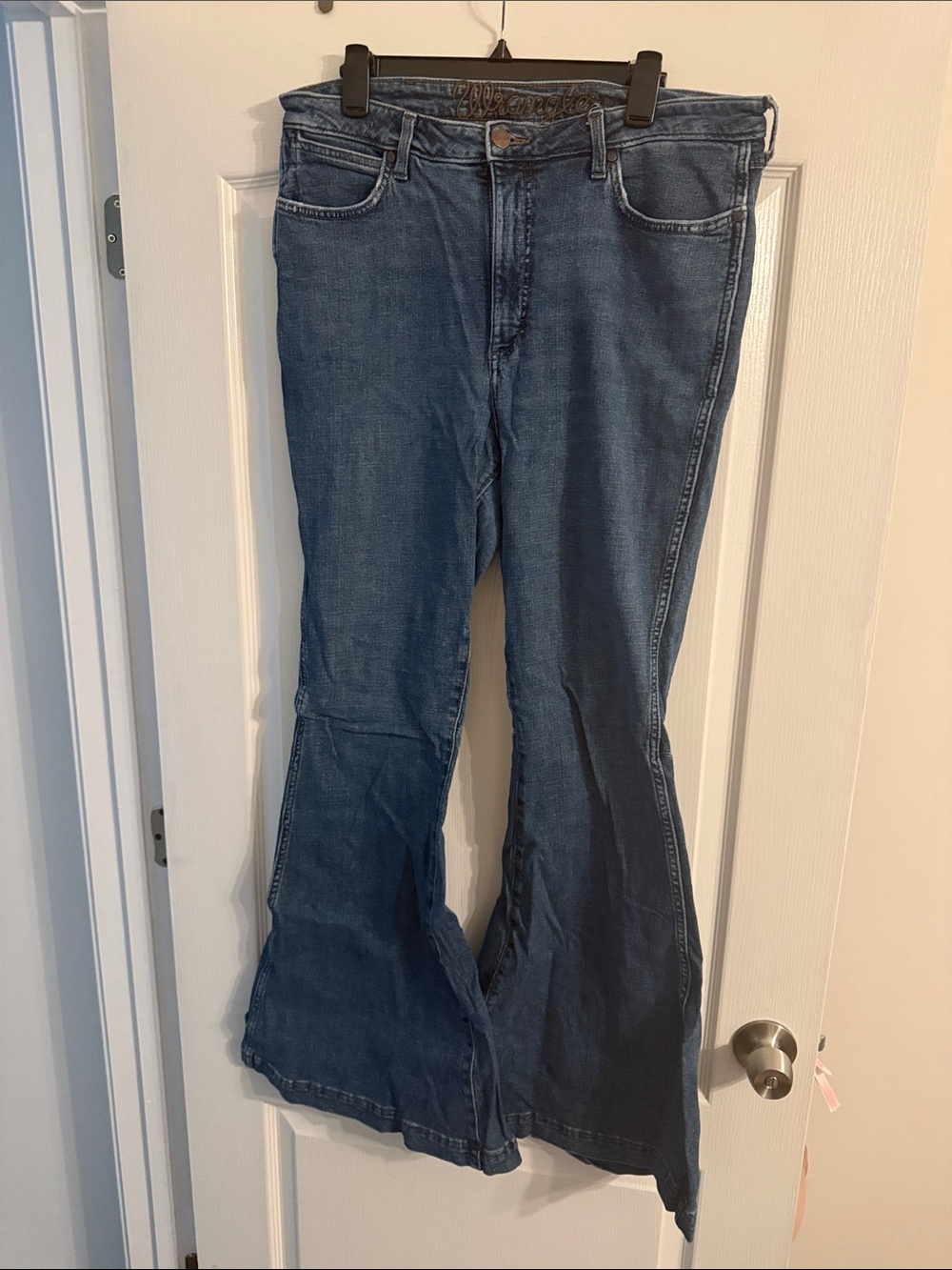 Wrangler Women's Dark Blue Flare Jeans